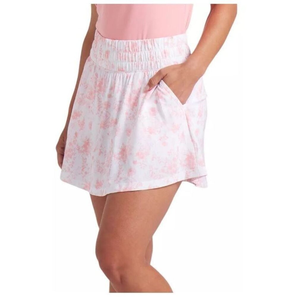 NWT PUMA Women's 16" Sandy Printed Sport Skort Pink Fruit Size Large